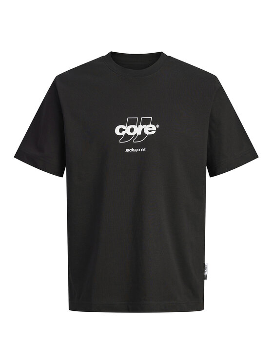 Jack & Jones Jack & Jones T-Shirt Club 12289868 Černá Relaxed Fit