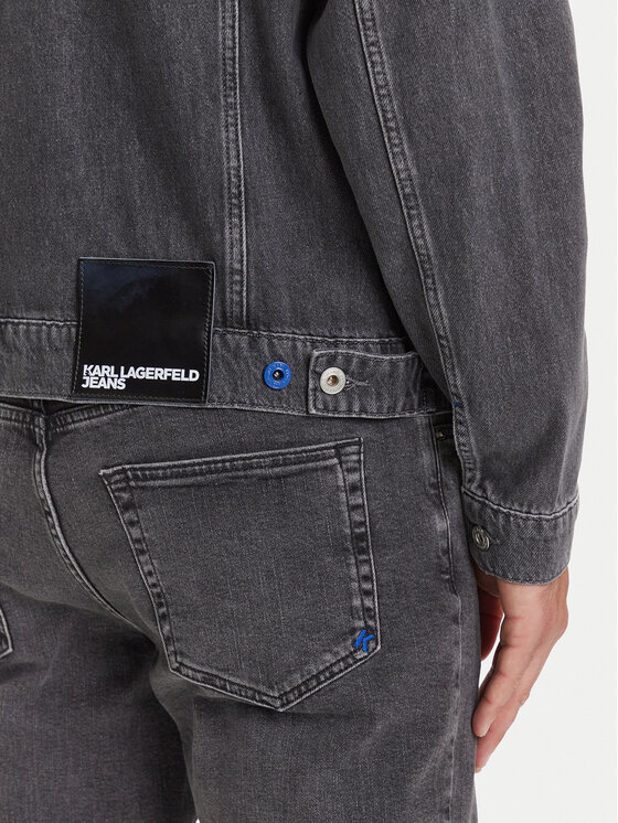 Karl Lagerfeld Jeans Karl Lagerfeld Jeans Jeansjacke A3M14062 Grau Regular Fit