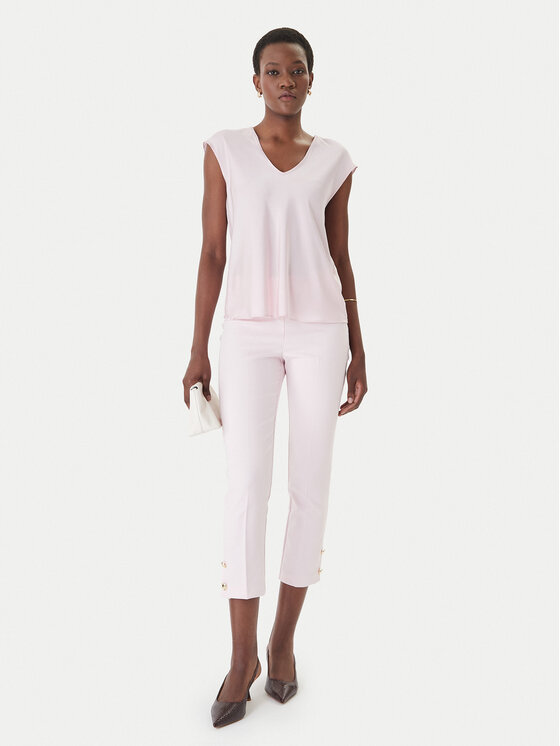 Rinascimento Rinascimento Μπλουζάκι CFC0127631003 Ροζ Regular Fit