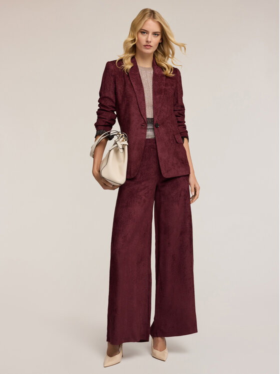 Motivi Motivi Giacca di transizione Q771Q001003N036 Bordeaux Slim Fit