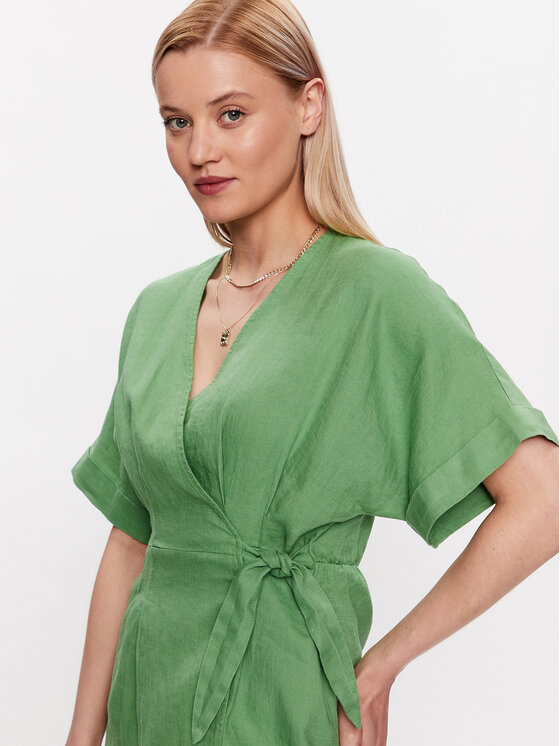 Benetton linen dress online