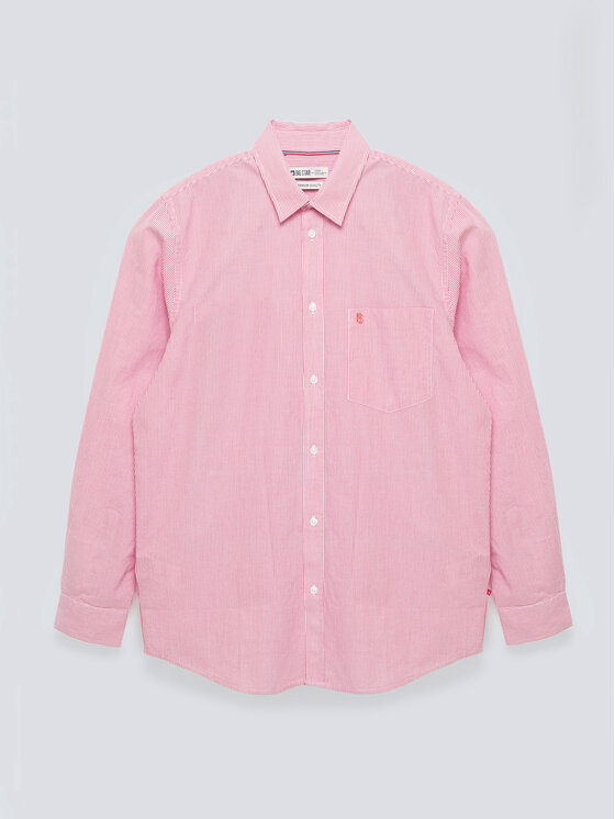 BIG STAR BIG STAR Koszula COSISER Czerwony Basic Fit