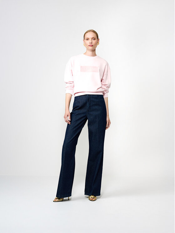 La Mania La Mania Bluza MEA Bordowy Classic Fit
