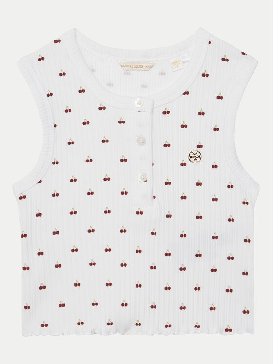 Guess Guess Top J5GP01 KCSQ4 Bijela Regular Fit
