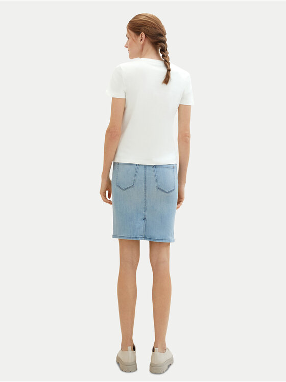 Tom Tailor Tom Tailor Jeans suknja 1040349 Plava Regular Fit