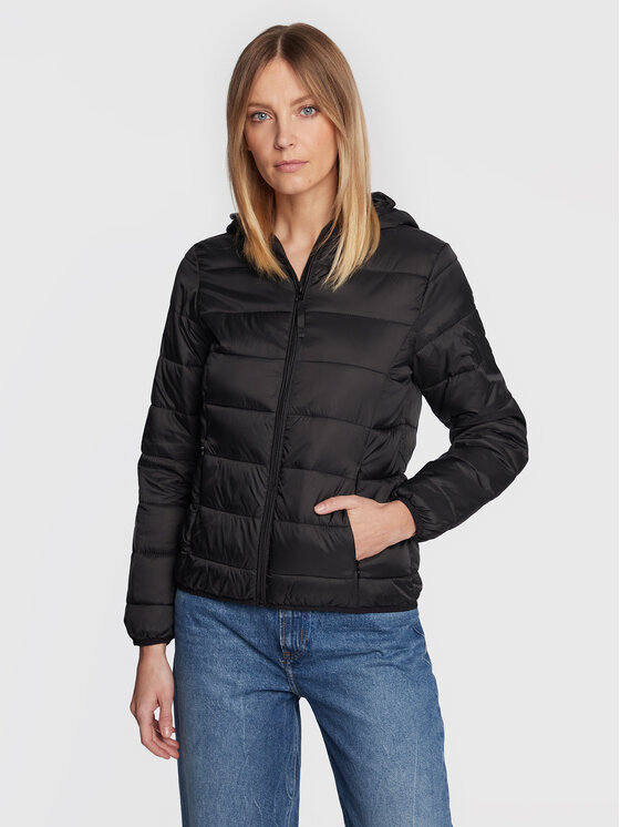 b.young Geacă din puf Bybelena 20810658 Negru Slim Fit