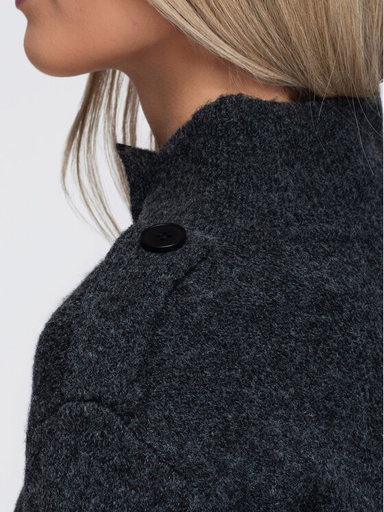 Ombre Ombre Svetr OW-SW-E0018 Šedá Regular Fit