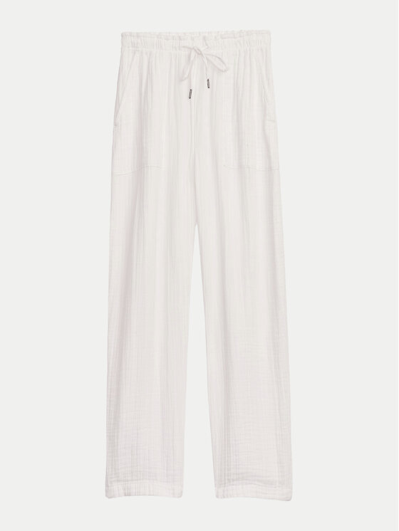 Gap Gap Hlače 541243-02 Bijela Loose Fit