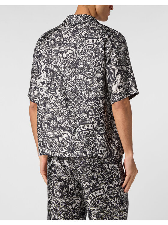 PHILIPP PLEIN PHILIPP PLEIN Koszula 19249 Czarny Regular Fit