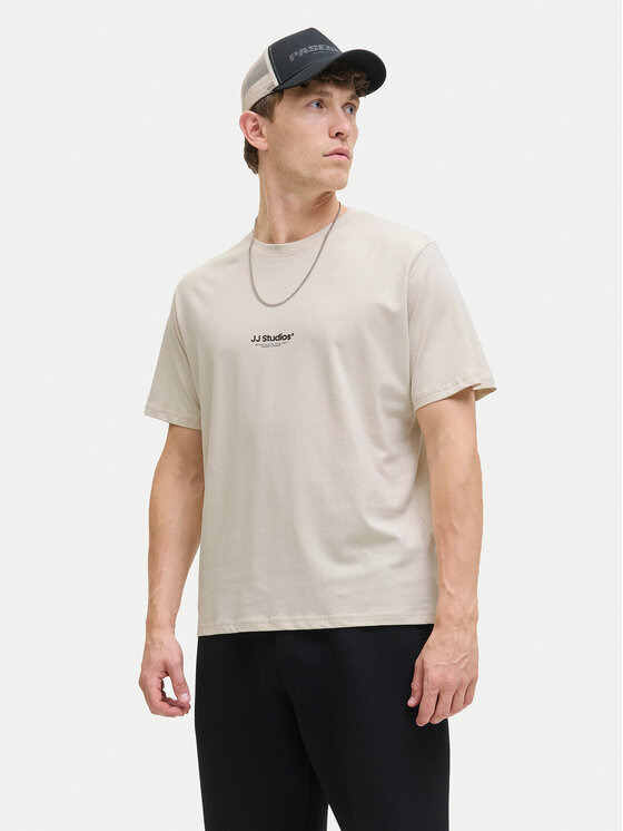 Jack & Jones Jack & Jones Tricou Jesoho 12278787 Bej Regular Fit