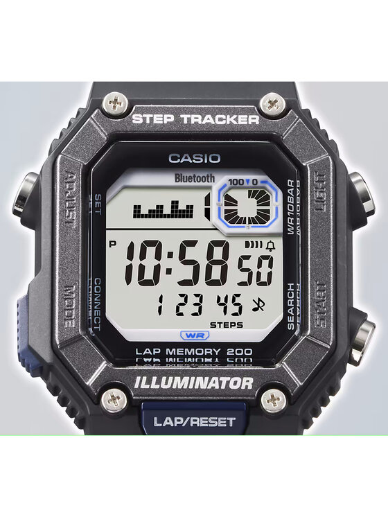 Casio Casio Ρολόι WS-B1000-1AVEF Μαύρο