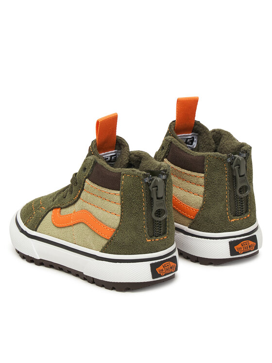 Vans Vans Sneakersy MTE SK8-Hi Zip VN000D0MKCZ1 Kaki