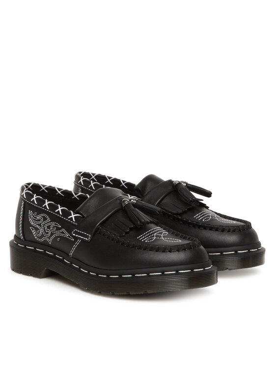 Dr. Martens Dr. Martens Mokasinke Adrian Gothic Americana DM31626001 Crna