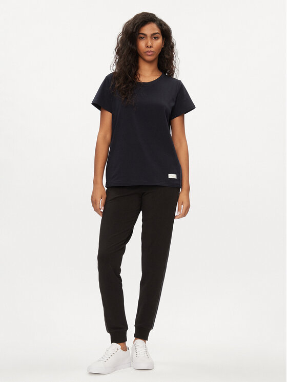 Tommy Hilfiger Tommy Hilfiger Póló UW0UW04873 Sötétkék Relaxed Fit