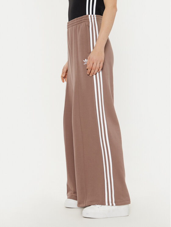 adidas adidas Pantaloni da tuta 3-Stripes JC5762 Beige Wide Leg
