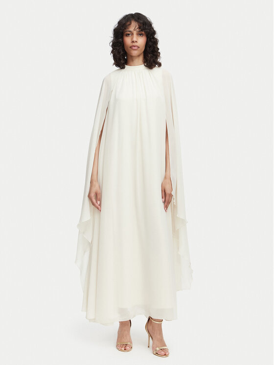 Vero Moda Rochie de seară Jasmine 10347654 Crem Relaxed Fit