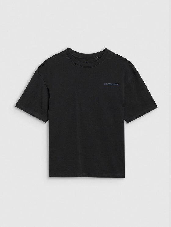 4F 4F T-shirt 4FJWSS25TTSHM2184-20S Nero Oversize