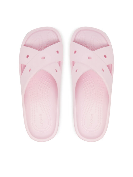 Crocs Crocs Klapki Cross Strap 210840 Różowy
