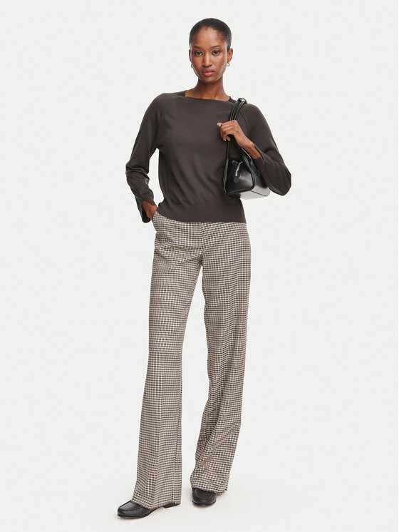 Marella Marella Sweter Cottage 2625366211 Brązowy ciemny Regular Fit