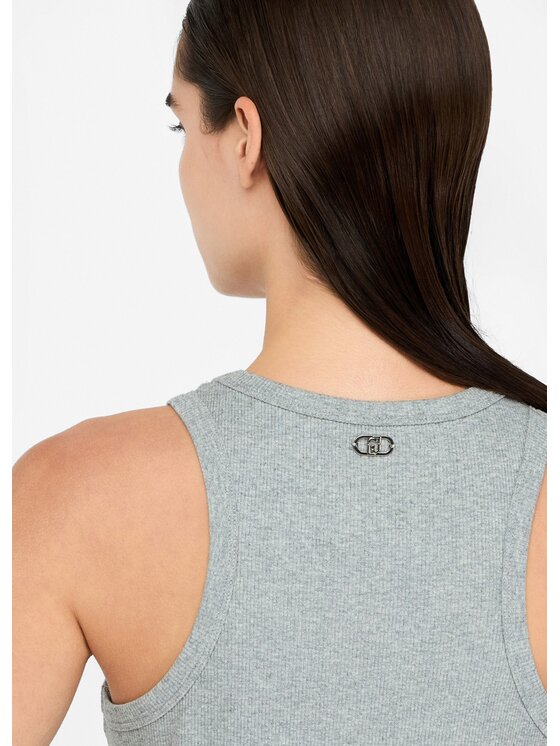 Liu Jo Liu Jo T-shirt MF5447J4822P9122 Grigio Slim Fit