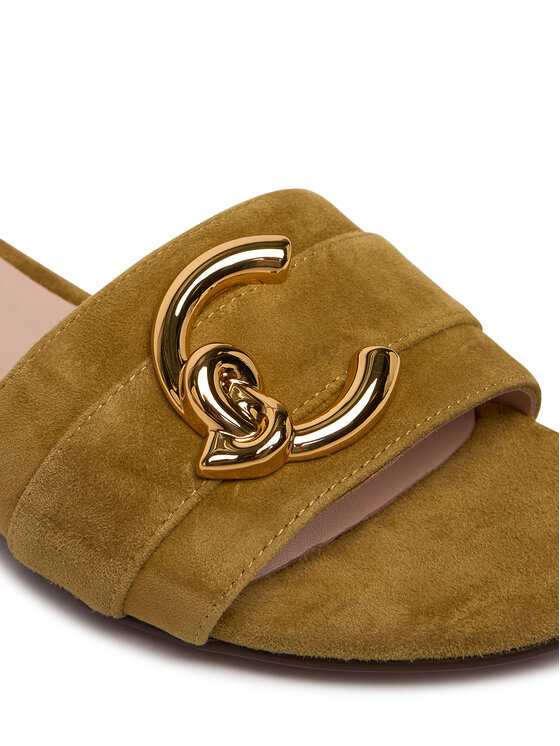 Coccinelle Coccinelle Pantoletten C-Me E4 SB2 17 01 01 Grün