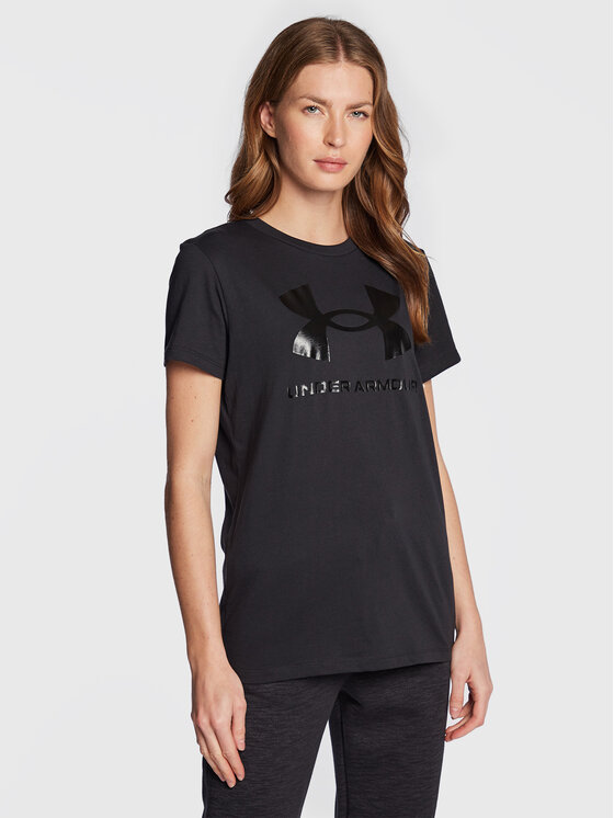 Under Armour Under Armour T-Shirt Ua Sportstyle Graphic 1356305 Černá Regular Fit