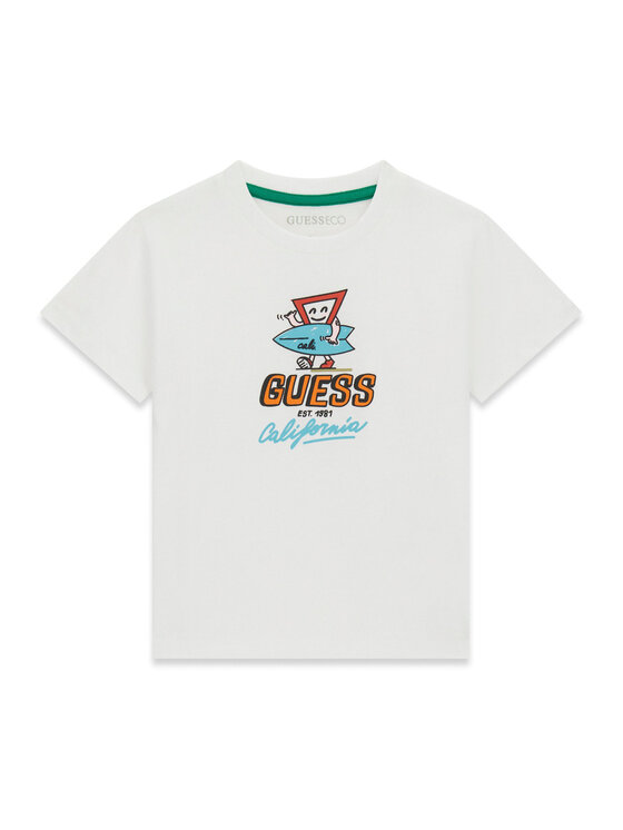 Guess Guess T-Shirt N6GI12 K8HM4 Bílá Regular Fit