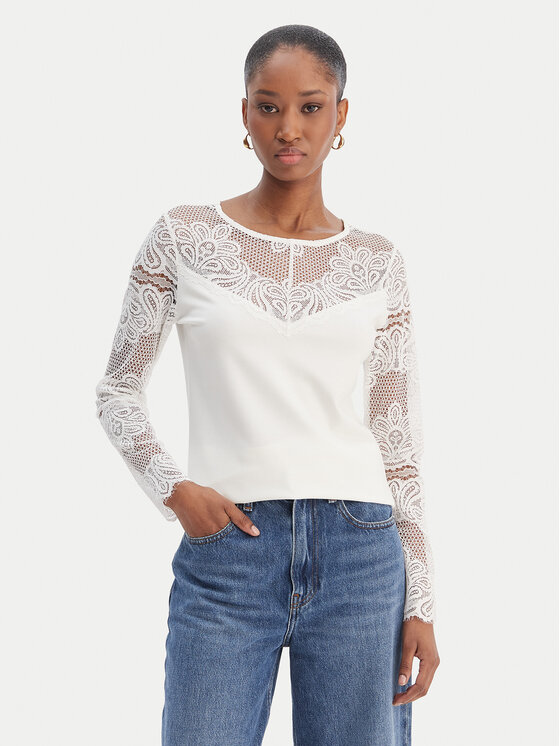 Morgan Morgan Bluse 261-TCLARA Weiß Regular Fit