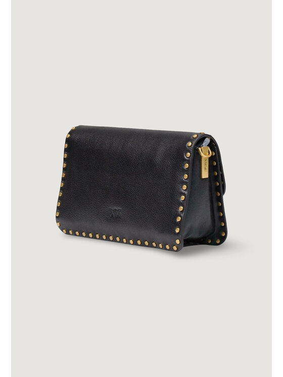 PINKO PINKO Borsetta LOVE ONE SLOUCHY CL STUDS SMAL Nero