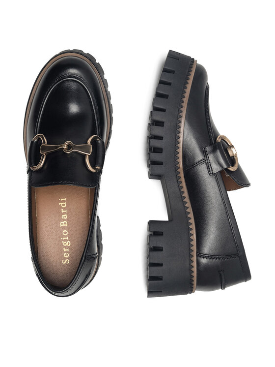Sergio Bardi Sergio Bardi Loafersy WI23-C1038-03SB Černá