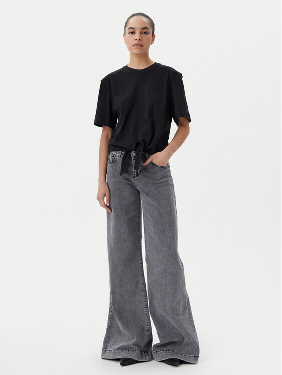 PINKO PINKO Tricou Tuca 105015 A2ID Negru Regular Fit