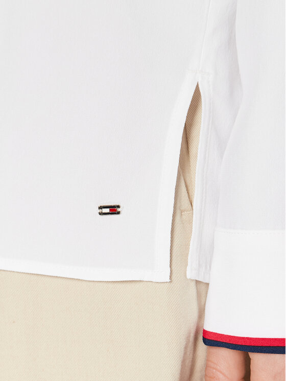 Tommy Hilfiger Tommy Hilfiger Blusa WW0WW37994 Bianco Regular Fit