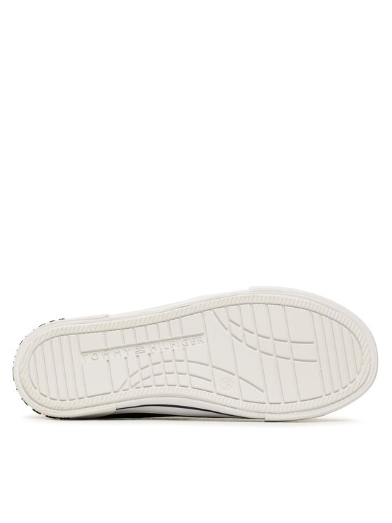 Tommy Hilfiger Tommy Hilfiger Trampki Varisty Low Cut Lace-Up Sneaker T3X9-32833-0890 S Granatowy