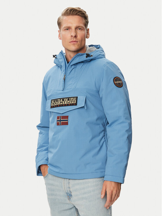 Napapijri Napapijri Kurtka anorak Rainforest Winter 3 P0A4GMC Niebieski Regular Fit