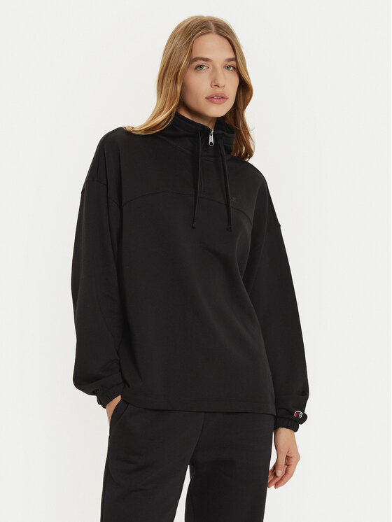 Champion Mikina 117540 Čierna Loose Fit