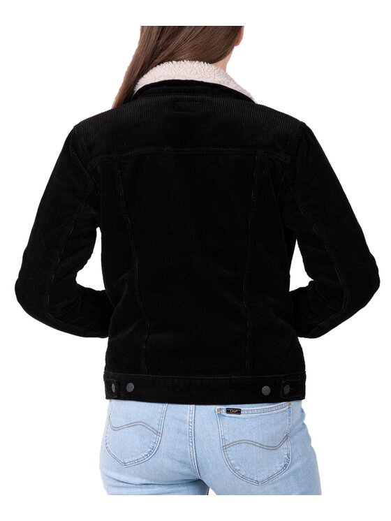 Wrangler Wrangler Kurtka jeansowa 112339618 Czarny Regular Fit