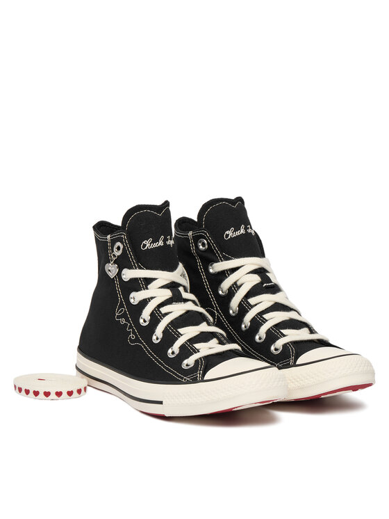 Converse Converse Plátěnky Chuck Taylor All Star Hearts A19056C Černá