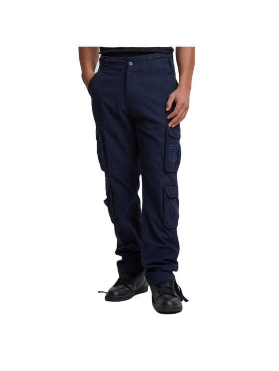 Brandit Brandit Spodnie materiałowe 1016.8 Granatowy Slim Fit