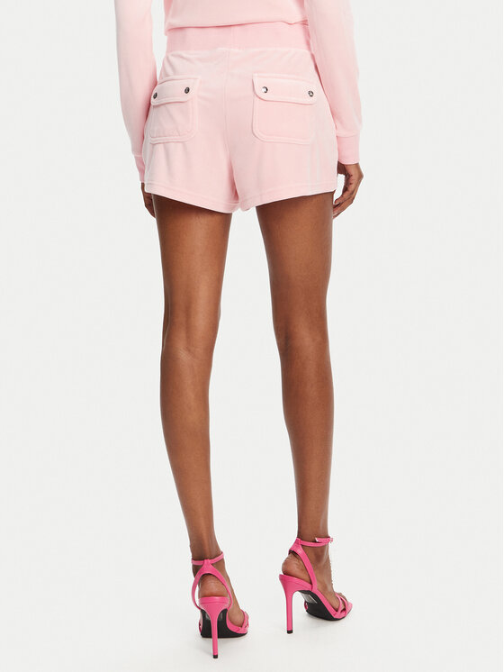 Juicy Couture Juicy Couture Sportiniai šortai Eve JCBHS224801 Rožinė Regular Fit