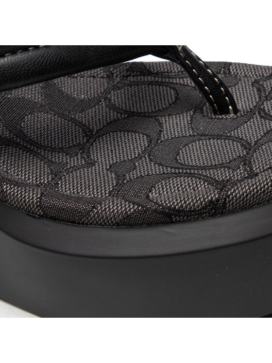 Coach Coach Σαγιονάρες Franki Leather C2981 Μαύρο