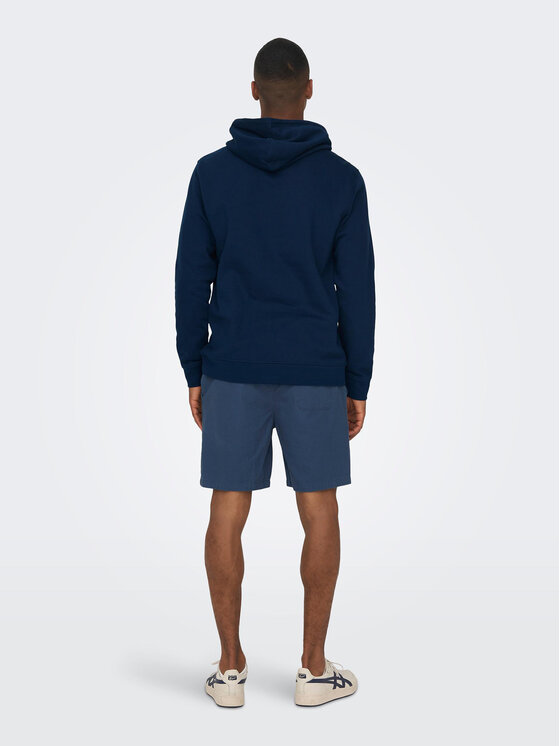 Only & Sons Only & Sons Mikina 22026331 Tmavomodrá Regular Fit