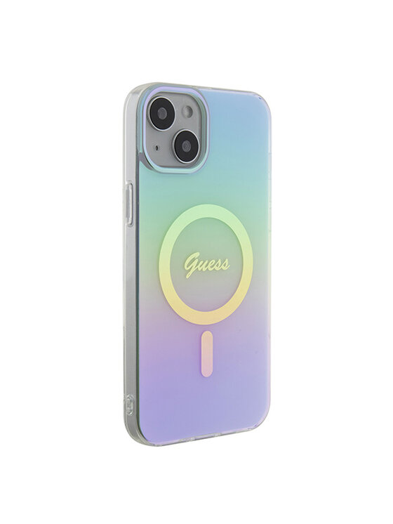 Guess Guess Etui na telefon iPhone 15 Plus Niebieski