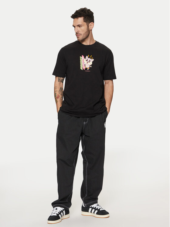 adidas T-Shirt Kawaii JP2675 Czarny Regular Fit | Modivo.pl