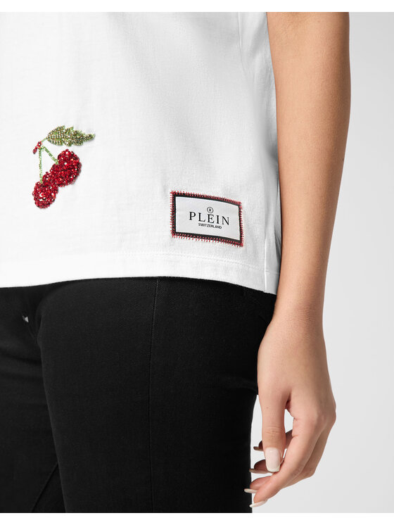 PHILIPP PLEIN PHILIPP PLEIN T-Shirt 23597 Bílá Over Fit