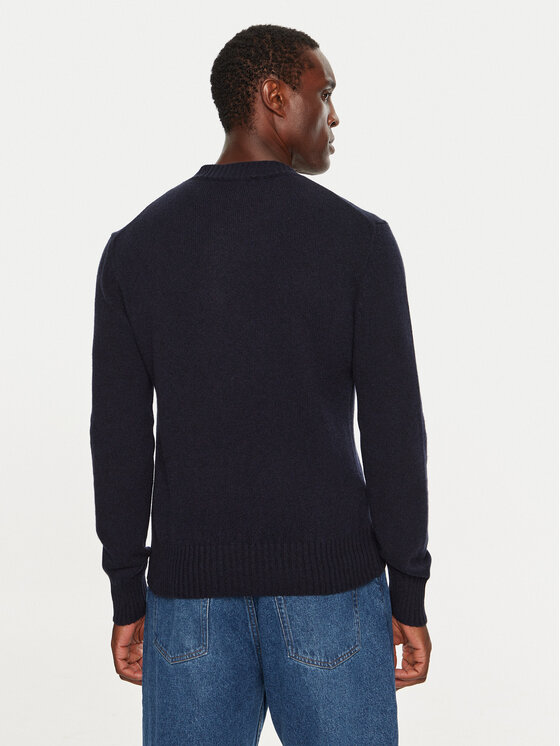 AMI Paris AMI Paris Sweater HKS057.005 Sötétkék Regular Fit
