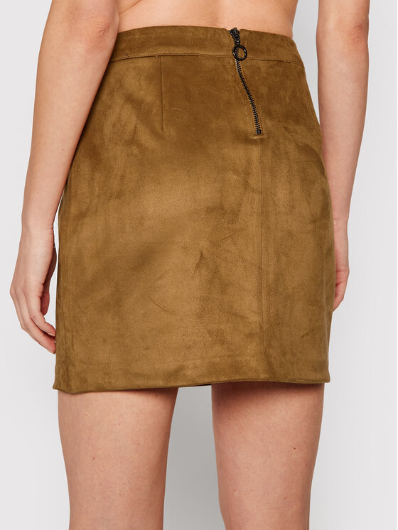 Vero Moda Vero Moda Miniszoknya Donnadina 10210430 Barna Regular Fit