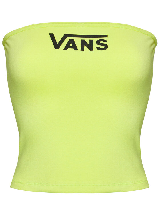 Vans Vans Τοπ Wm Flying V Tube VN0A53PN Κίτρινο Slim Fit