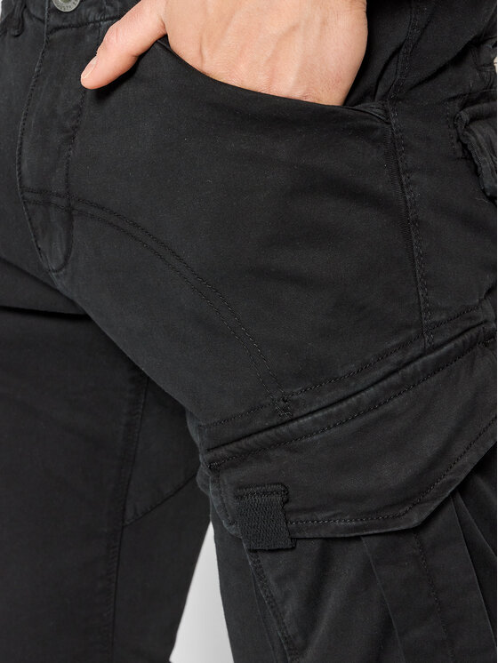 Alpha Industries Alpha Industries Joggers kalhoty Spy 116203 Černá Tapered Fit