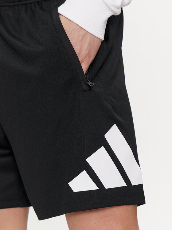 adidas adidas Sportovní kraťasy Train Essentials Logo Training Shorts IB8121 Černá Regular Fit
