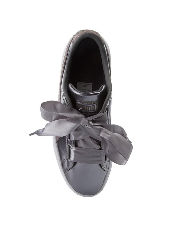 Puma basket cheap heart uomo argento